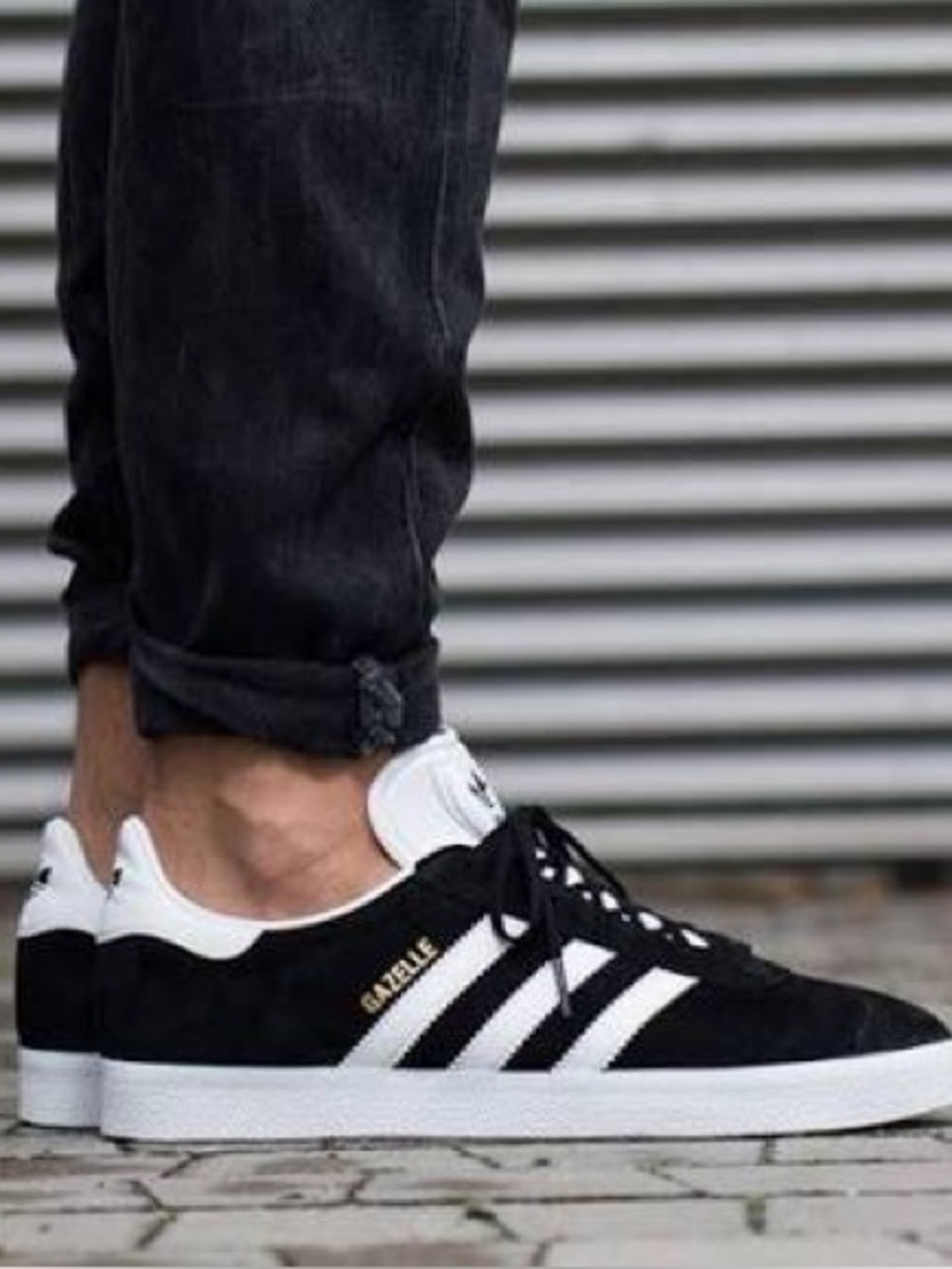 nib ADIDAS Gazelle 1991 Reissue Black/White Sneakers (Men’s 9.5, Women’s 10.5)